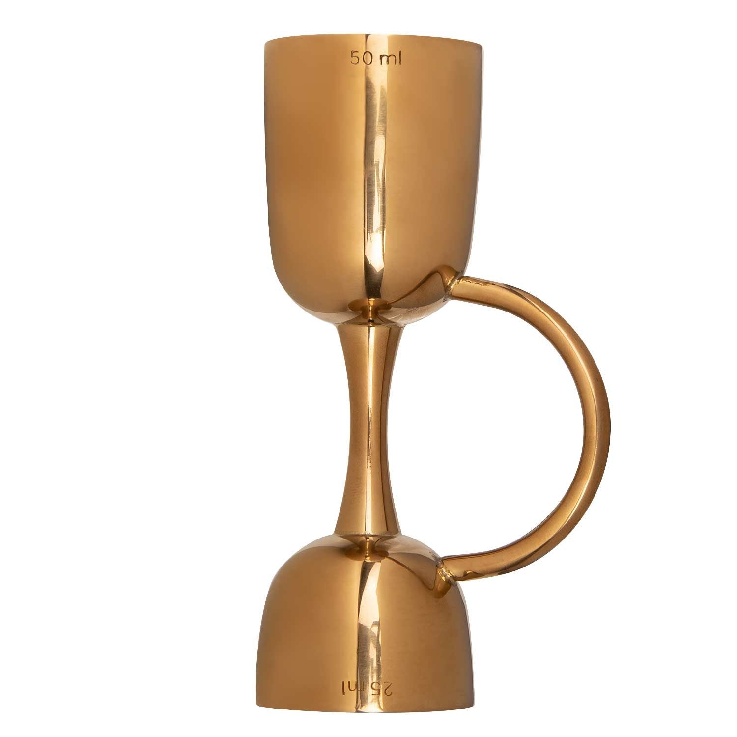 Coley® Rose Gold Cocktail Jigger 25ml/50ml