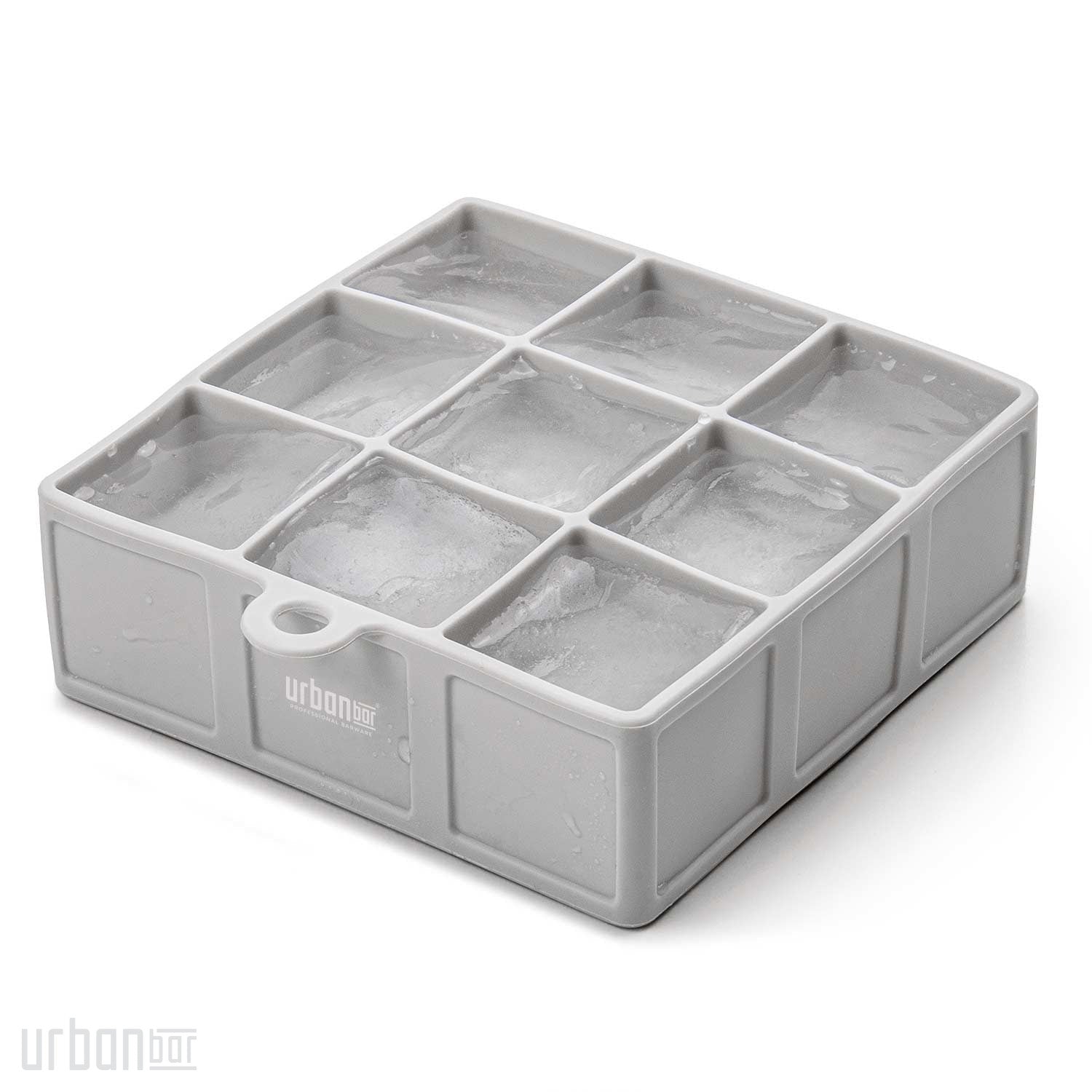 Bandeja de silicona para cubitos de hielo (9 cubitos)