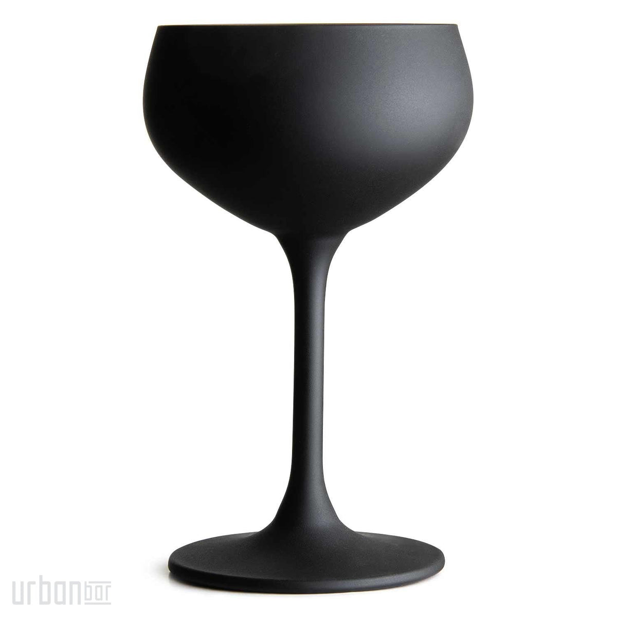 Black Champagne Cocktail Glass Coupe 21cl Oro Nero