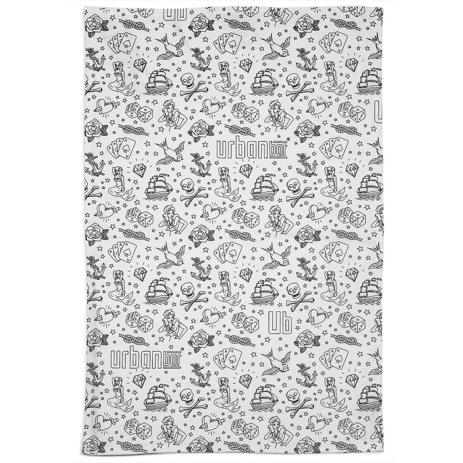 Urban Bar Tattoo Tea Towel