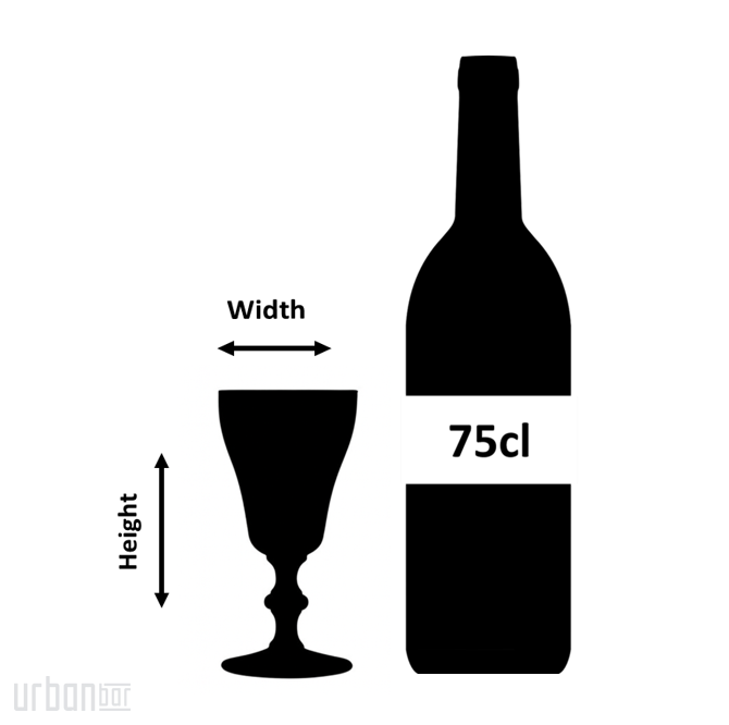 Vaso vintage para café irlandés 17cl- B6
