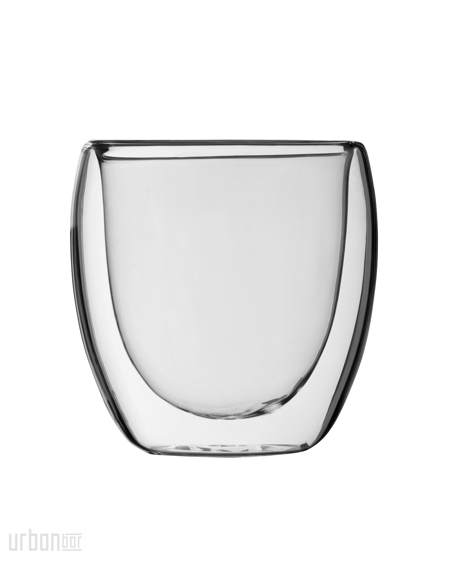 Vasos de café Napoli cortos de doble pared de 15 cl (caja de 2)