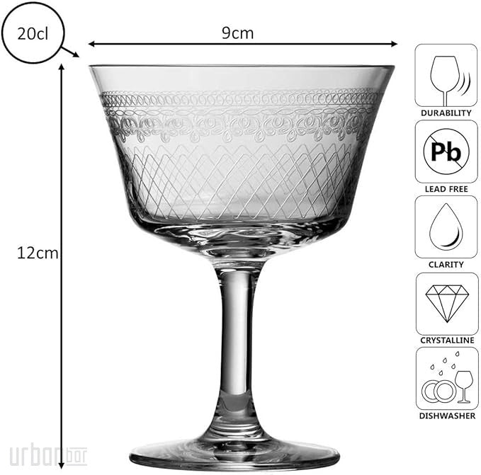 1910 Bicchiere da Cocktail Champagne Fizz 20cl