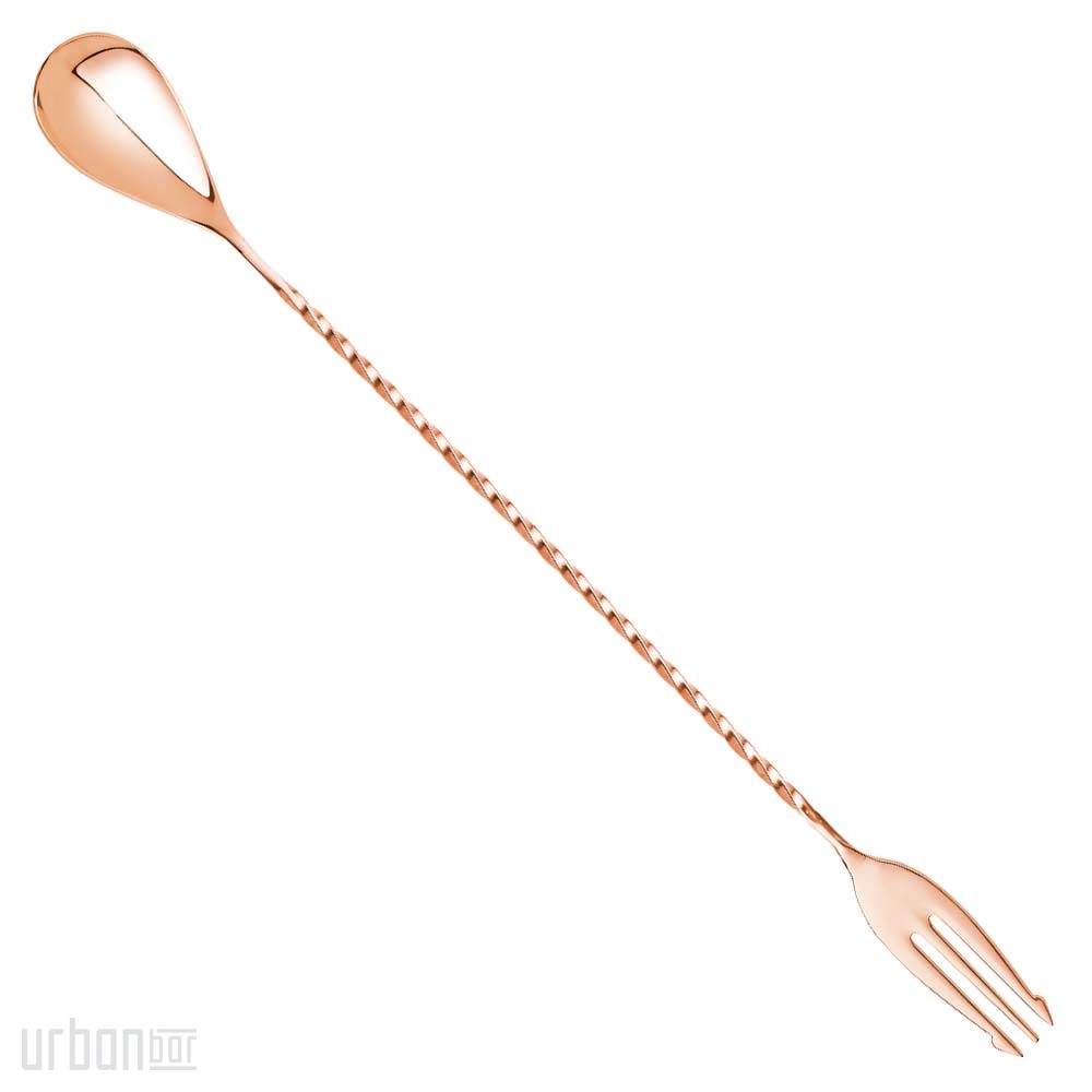 Cuchara de barra Trident de cobre de 30 cm