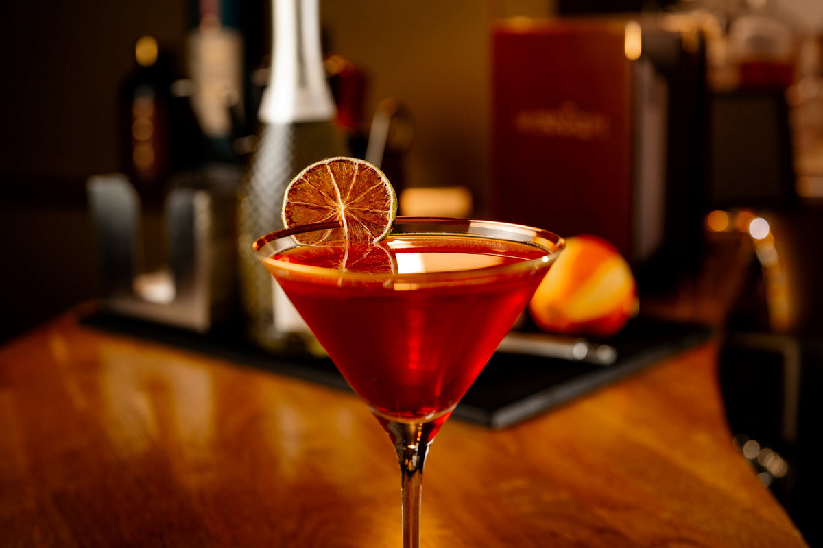 Calice Martini Verdot con bordo dorato 21 cl - Confezione da 6