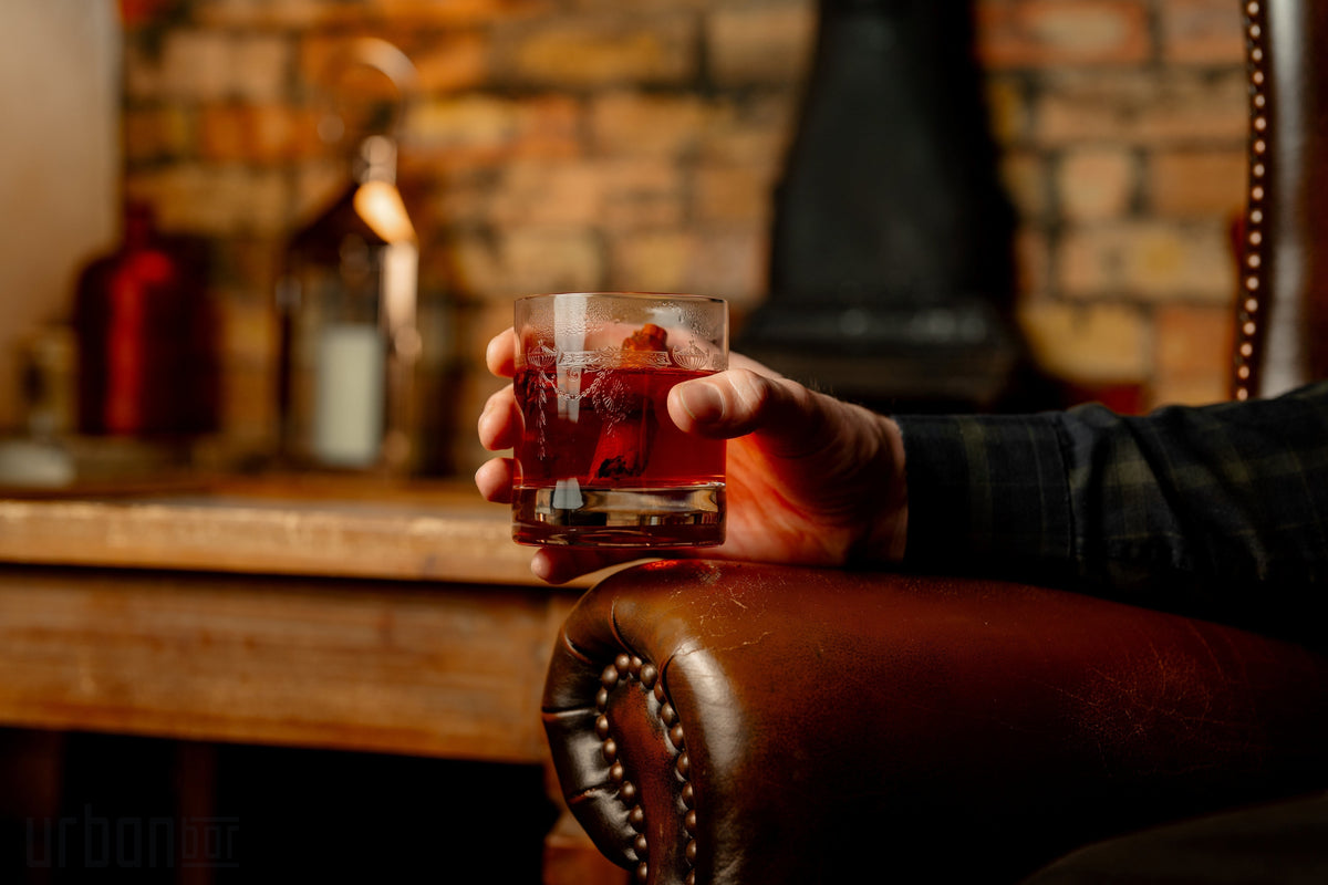 Vaso Old Fashioned de 30 cl, año 1890