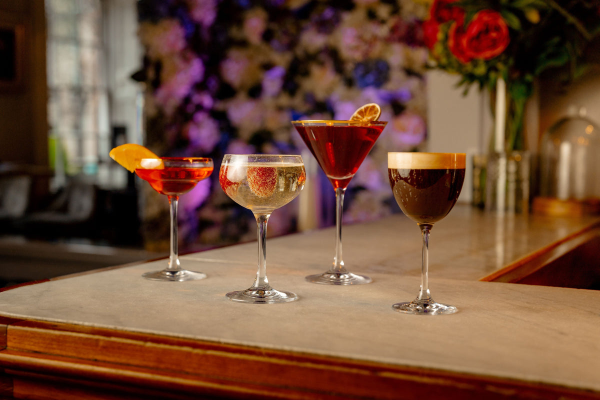 Goldrand Coley® Kristallglas Coupe 17cl – Urban Bar