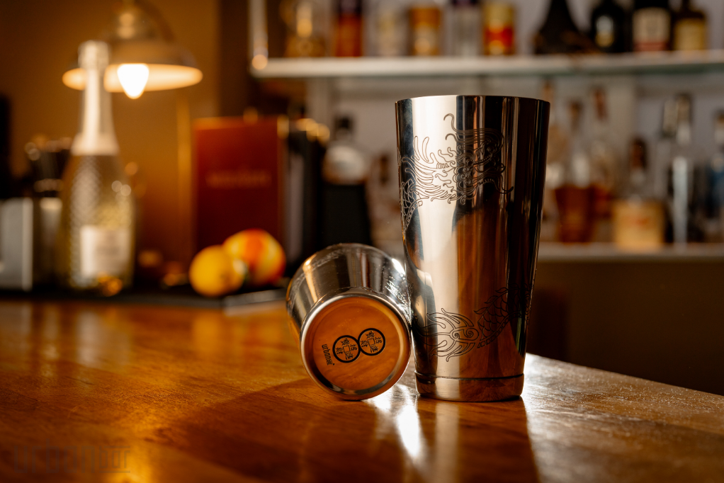 Coctelera con peso de acero inoxidable Bailong Tin-on-Tin de 85 cl