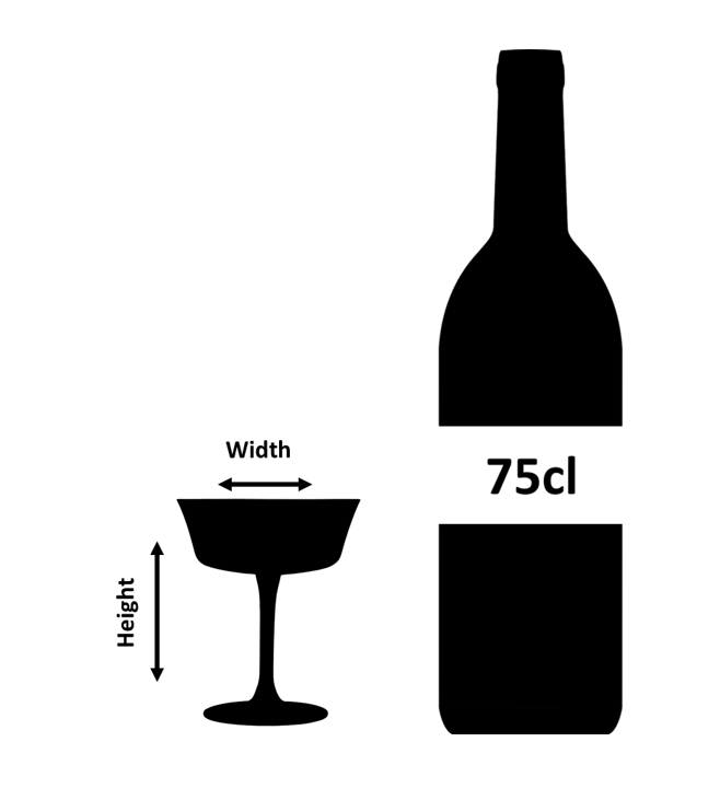 1920 Fizzio Verre à champagne coupe 26cl