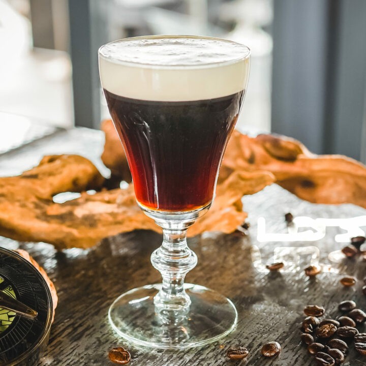 Vaso vintage para café irlandés 17cl- B6