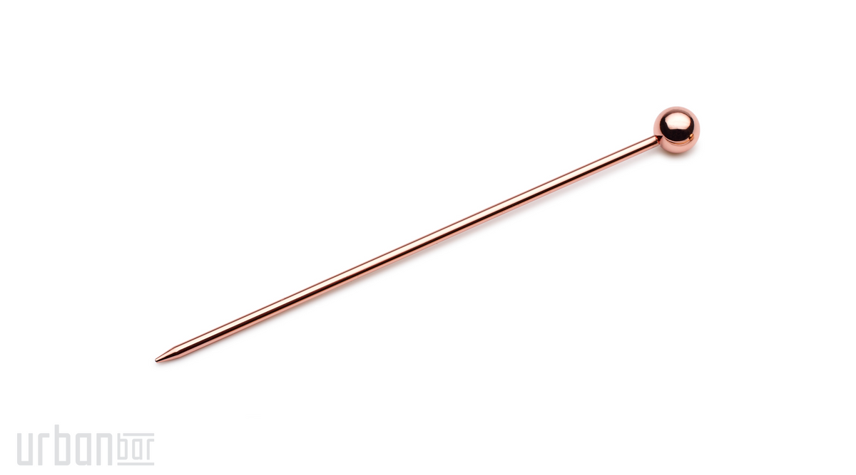 Juego de 10 pinchos para cóctel de cobre