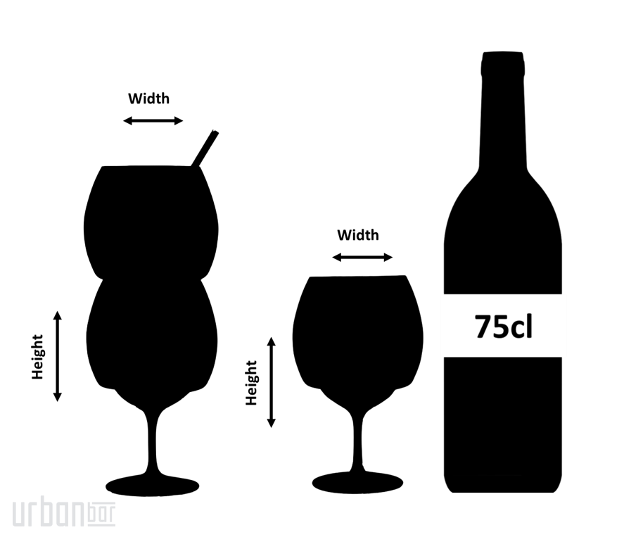 Vaso de ginebra apilable Gineva de 60 cl