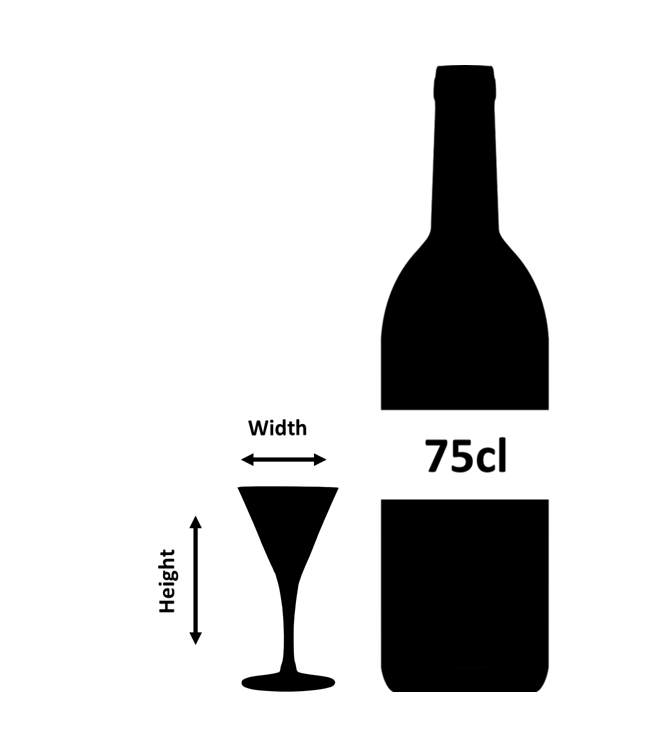 Verdot Bicchiere da Martini Mini 4.5cl