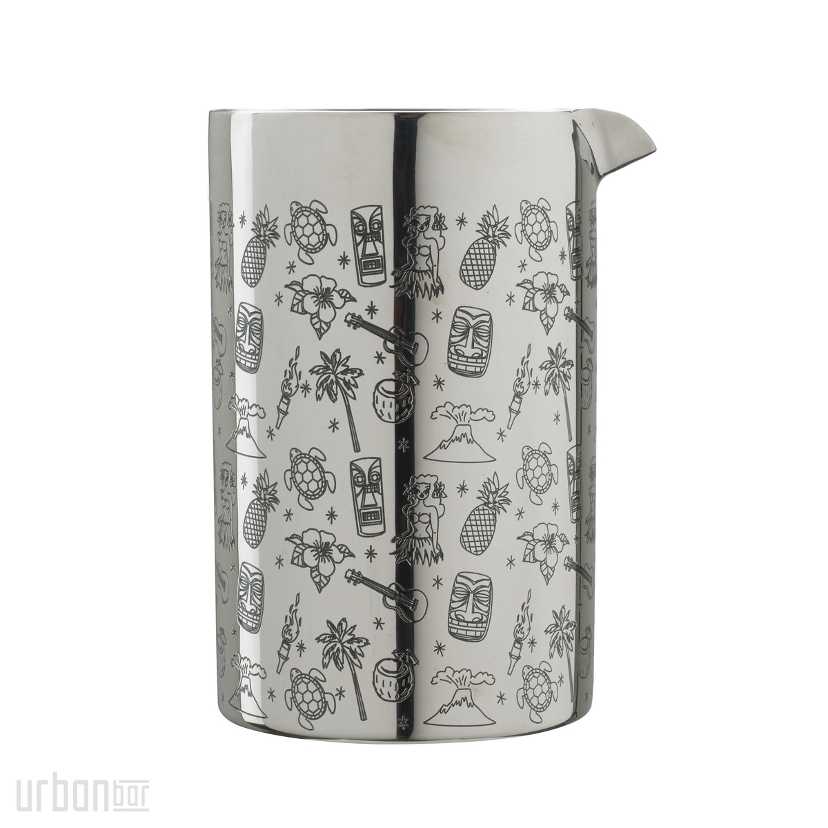 Lata mezcladora Tiki de doble pared de 70 cl