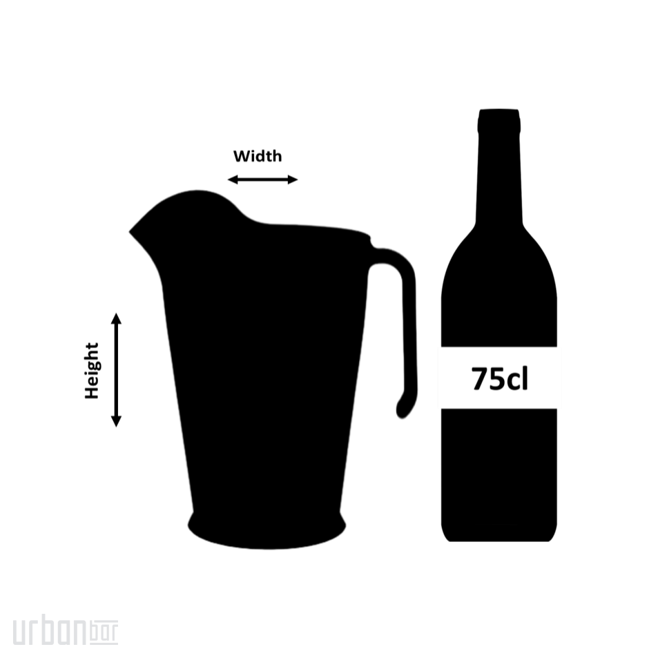 Fresco Pichet empilable 4 Pint CE 2.28 Litre