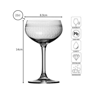 1920 Champagne Glass Coupe 21cl