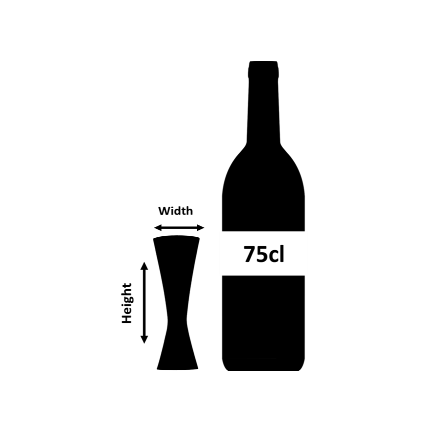 Aero® Kupfer Cocktail Jigger 1oz/2oz