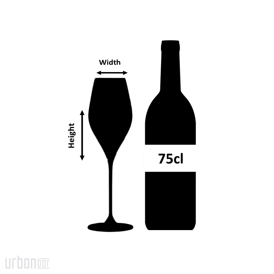 Bacci Flûte à champagne en cristal 32cl