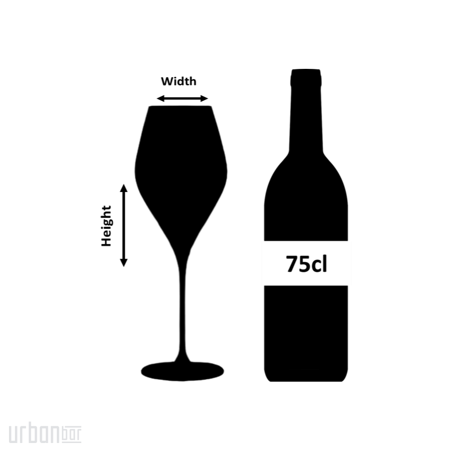 Bacci Verre à vin en cristal 56cl