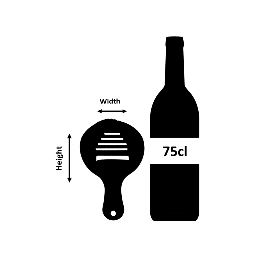 Coley® Edelstahl-Cocktailsieb 15,5 cm