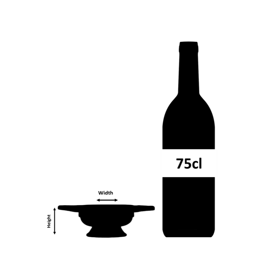 Ciotola Quaich in vetro 89 cl