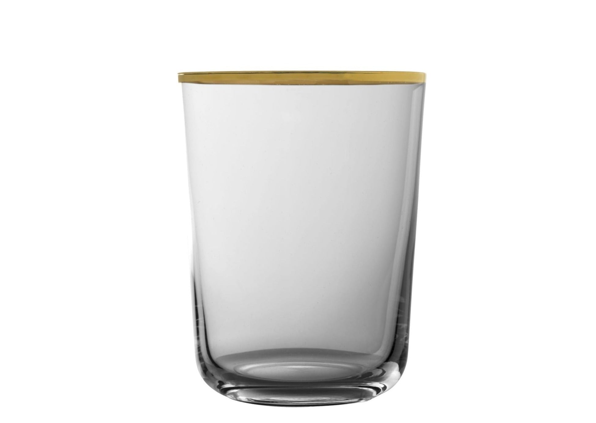 Fluet Old Fashioned Gold Rim Ultra Thin 34cl