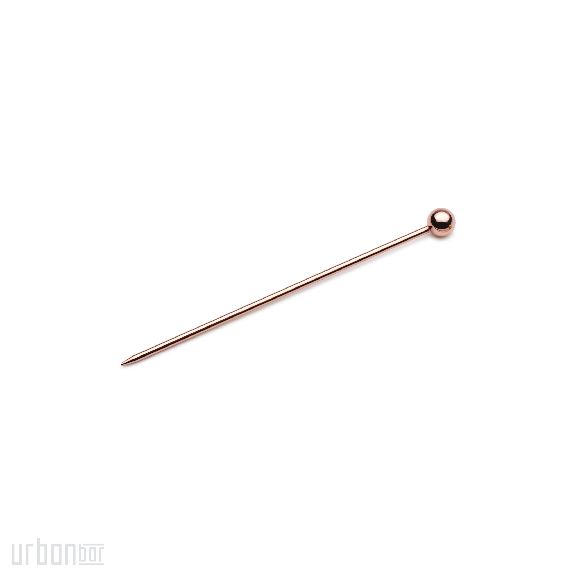 Juego de 10 pinchos para cóctel de cobre