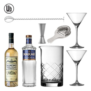 Classic Gin Martini Cocktail Making Kit