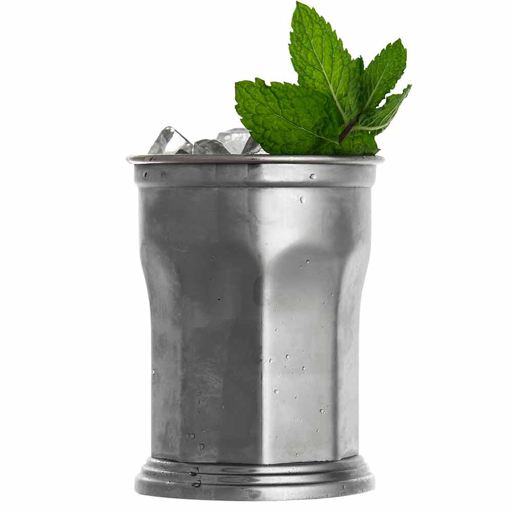 Octagonal Stainless Steel Julep Cup 39cl