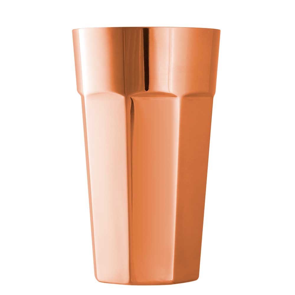 Octagonal Copper Shaker Cup 50cl