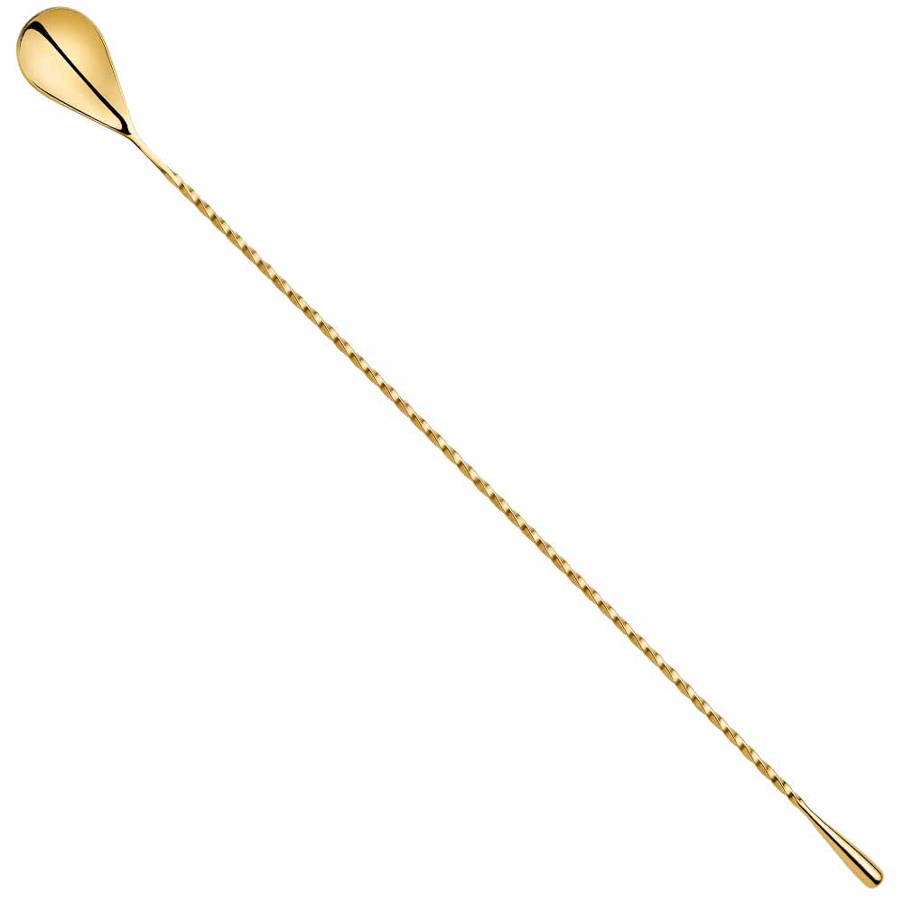 Drop Gold Bar Spoon 40cm