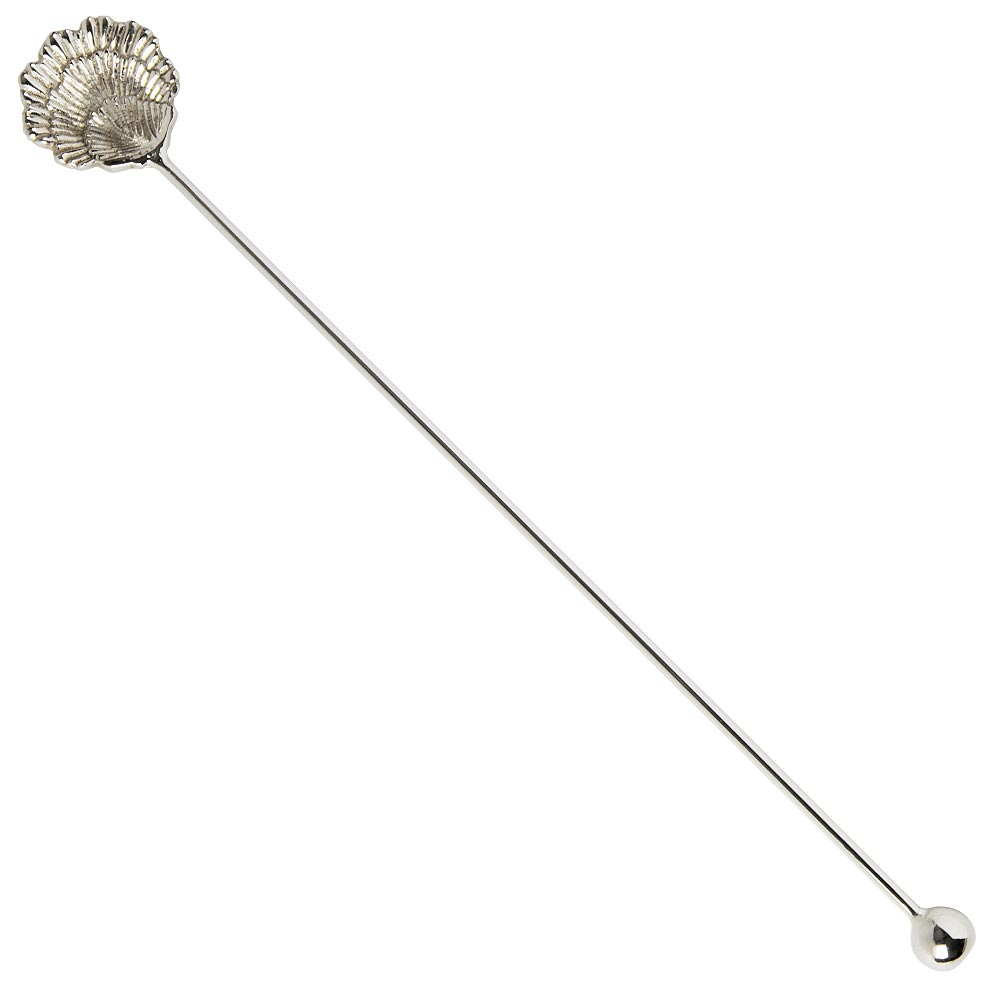 Classico Silver Plated Scallop Bar Spoon 32cm