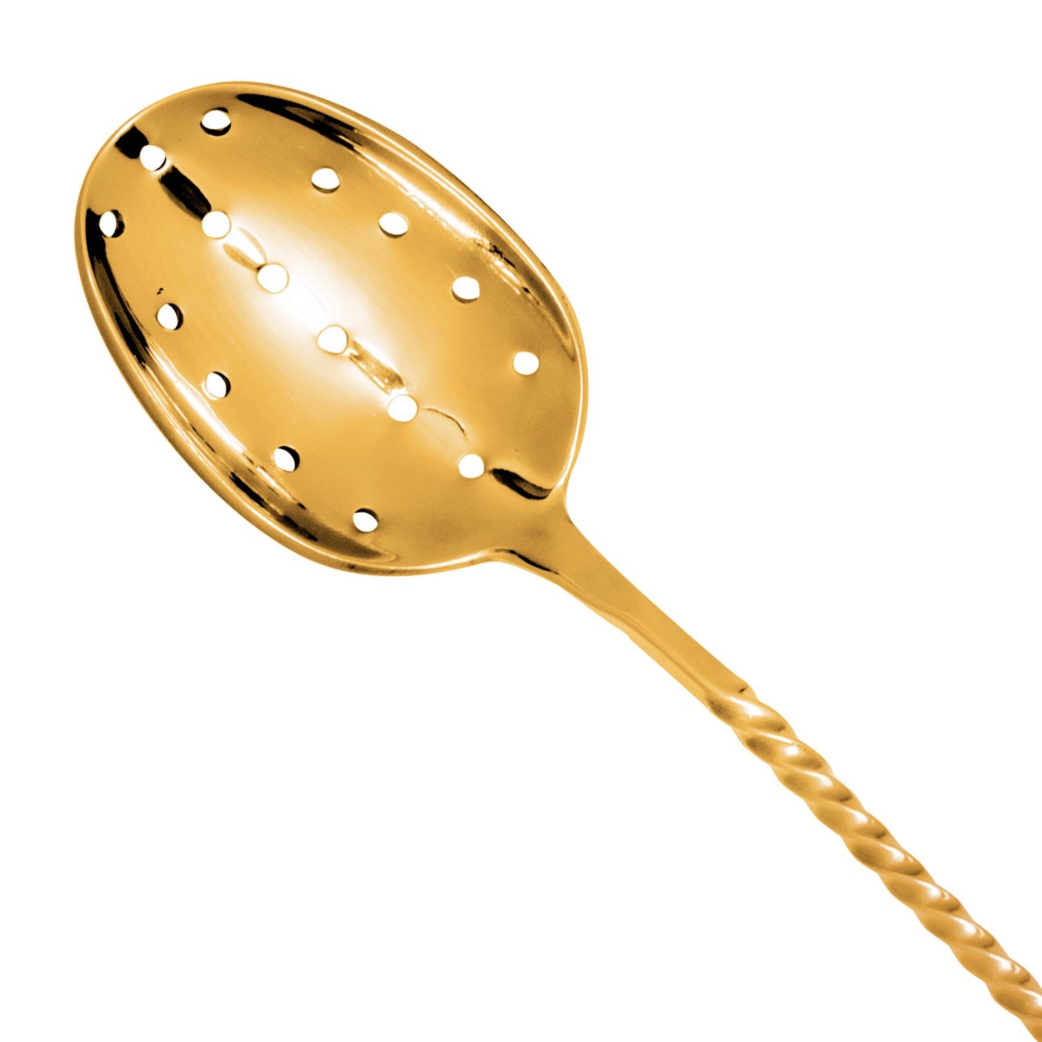 Biloxi Gold Strainer Bar Spoon 34.5cm
