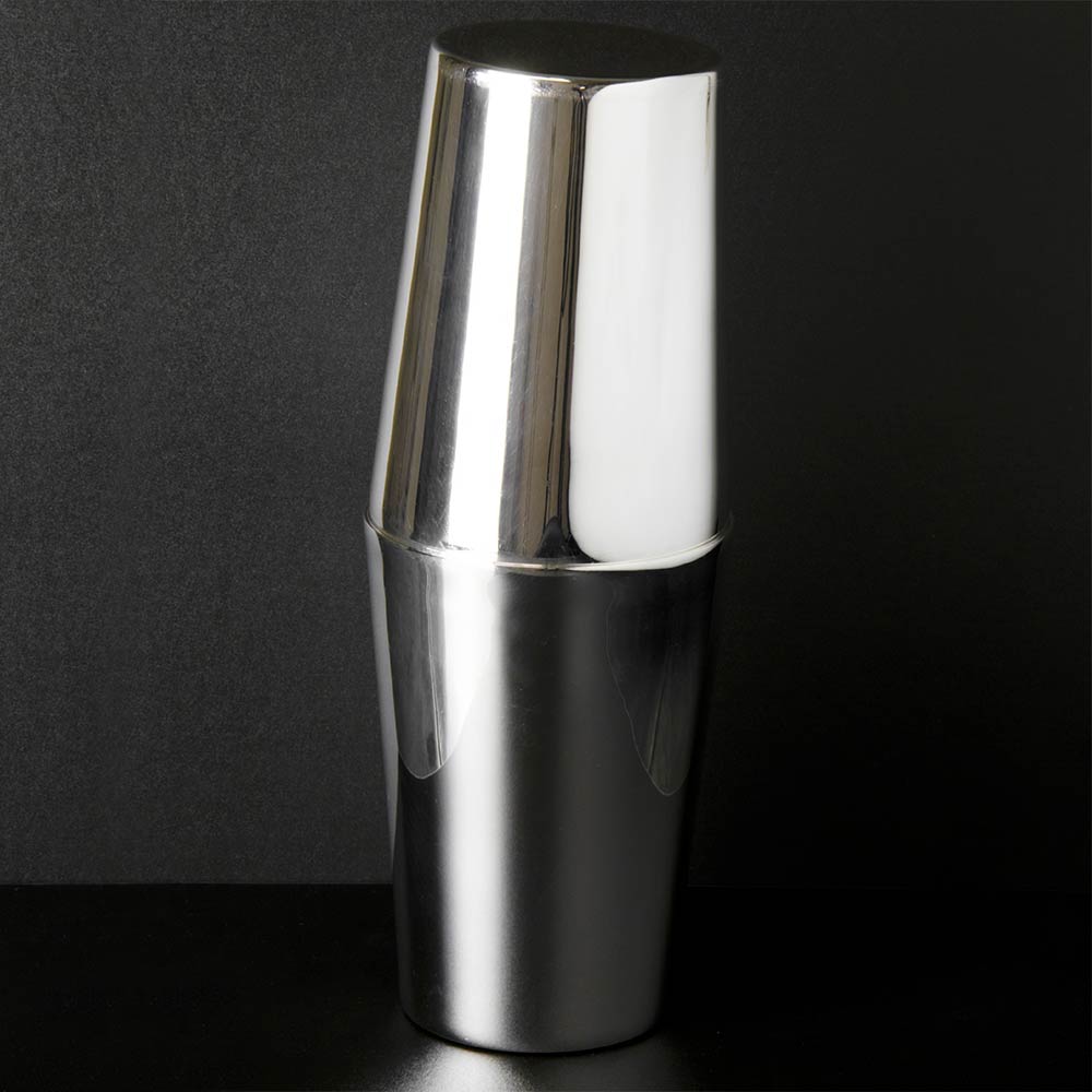 Classico Silver Plated Large Tin-on-Tin Cocktail Shaker 1.5 Pint