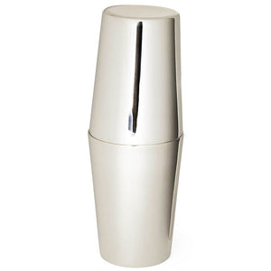 Classico Silver Plated Large Tin-on-Tin Cocktail Shaker 1.5 Pint