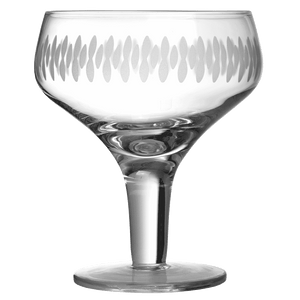 Retro Engraved Margarita Glass 28cl